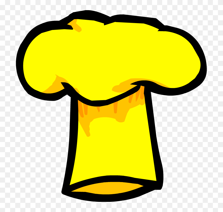 Golden Chef Hat - Gold Chef Hat Png Clipart