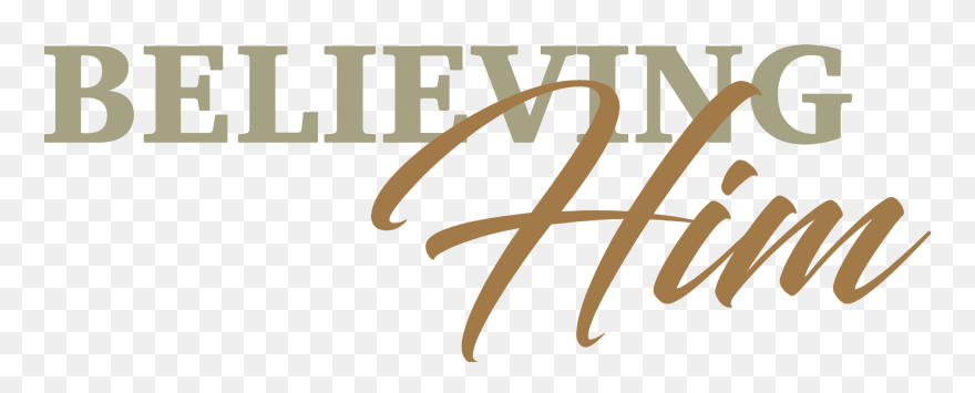 Believing Him Logo - Illustration Clipart