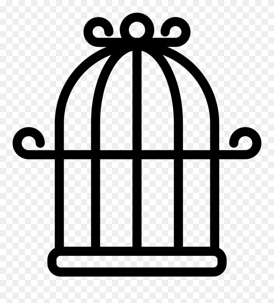 Bird Png Icon Free - Transparent Birdcage Clipart