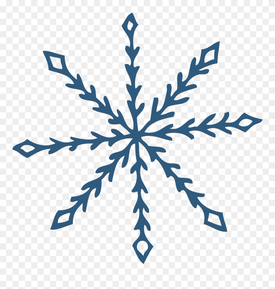 Clipart Transparent Background Frozen Snowflake - Png Download