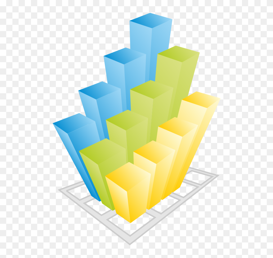 Graph Business 3d Clipart
