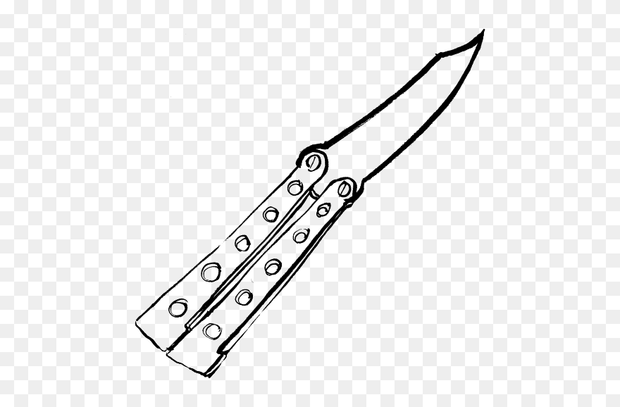 Switchblade Vector Transparent - Kitchen Utensil Clipart