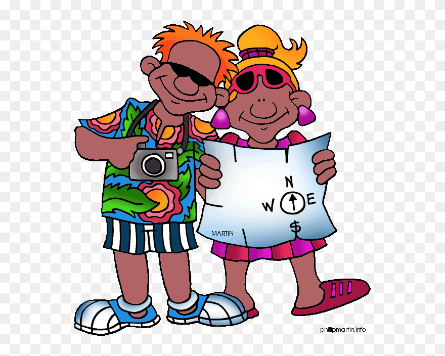 Wednesday Clipart Tacky Day - Tourists Clip Art - Png Download