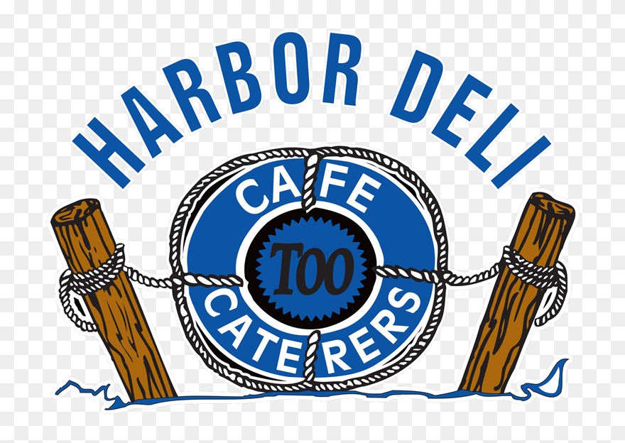 Harbor Deli Too Logo With An Illustration Of A Life Clipart