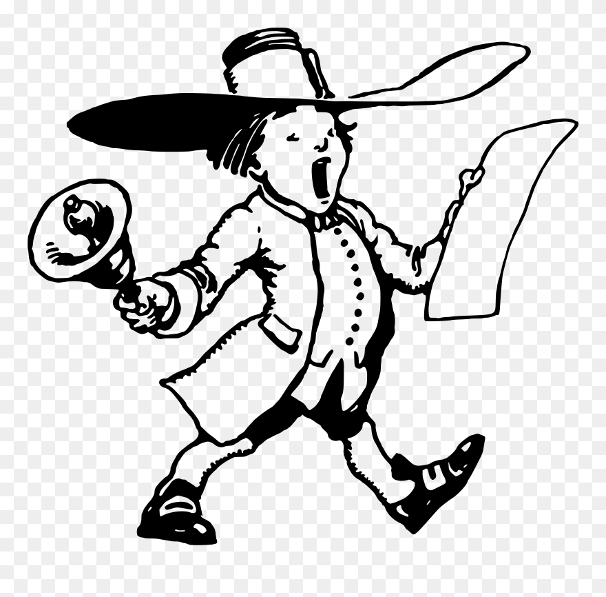 Cliparts For Free Download Town Clipart Drawing And - Town Crier Clipart - Png Download
