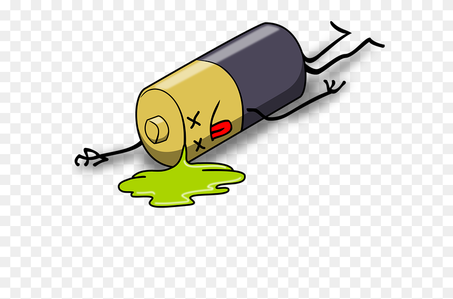 Lupus Fatigue - Bad Battery Clipart