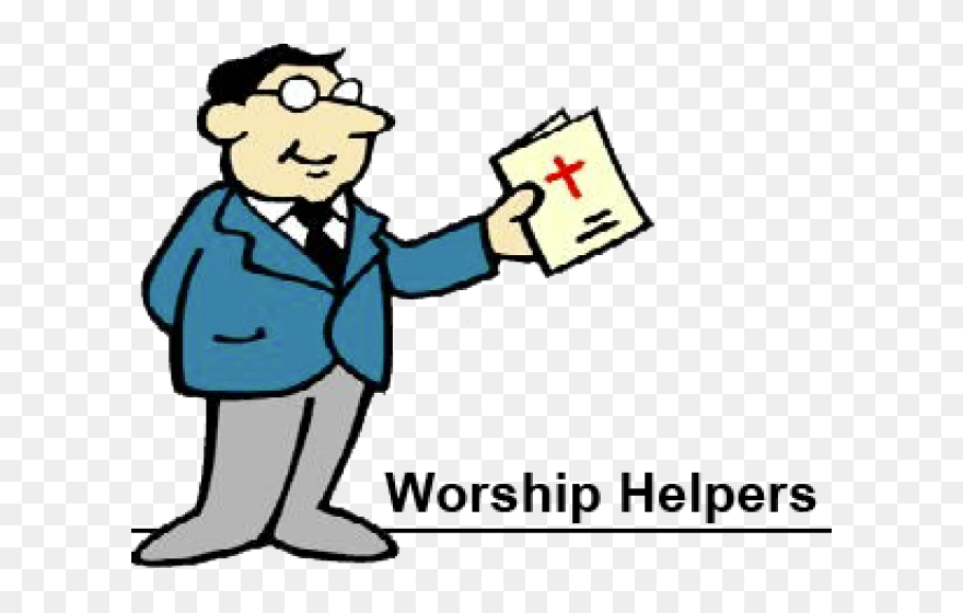 Transparent Usher Clipart - Cartoon Of Church Usher - Png Download