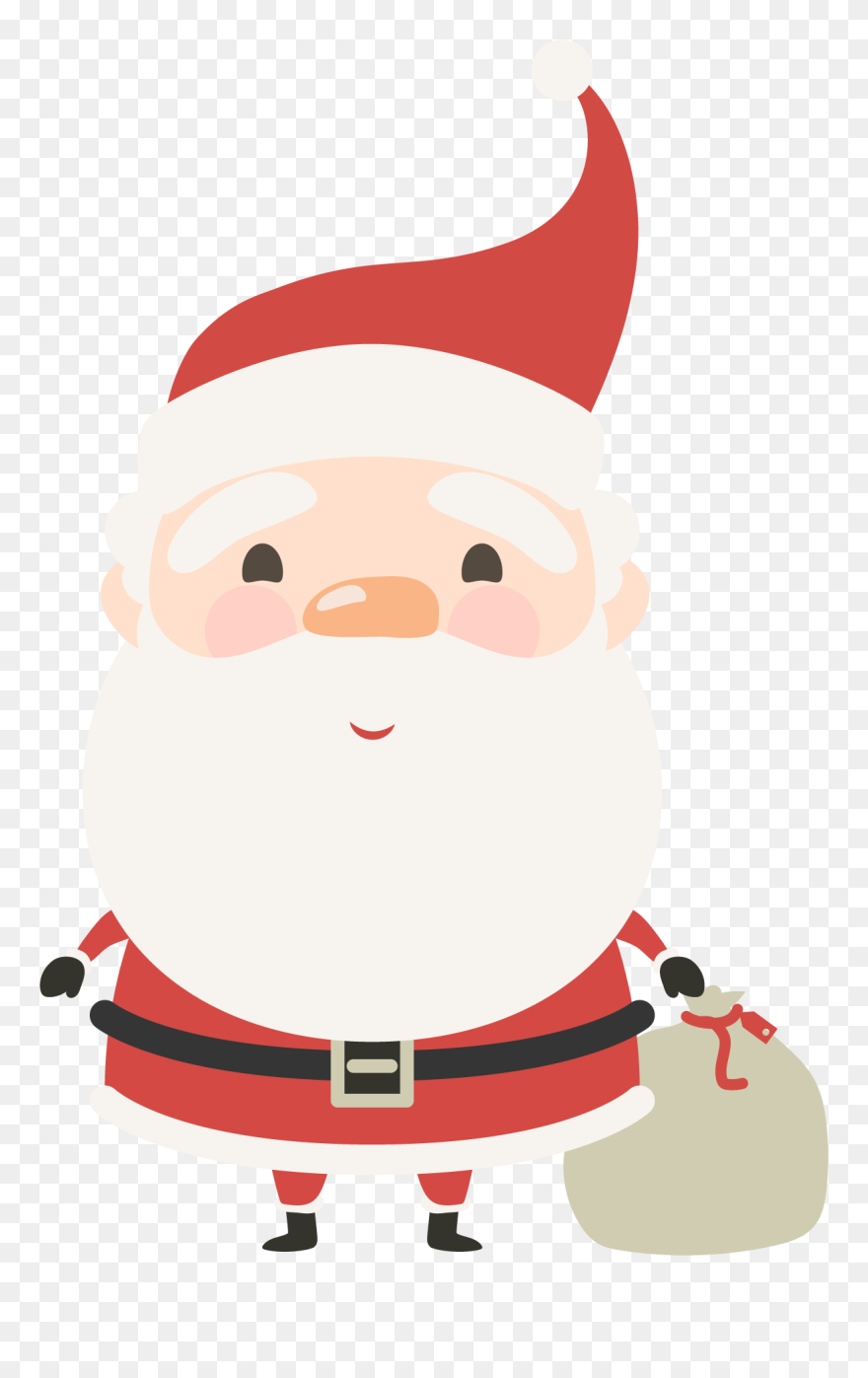Twas The Night Before Christmas Clipart Svg Transparent - Brown Santa Claus Clipart - Png Download