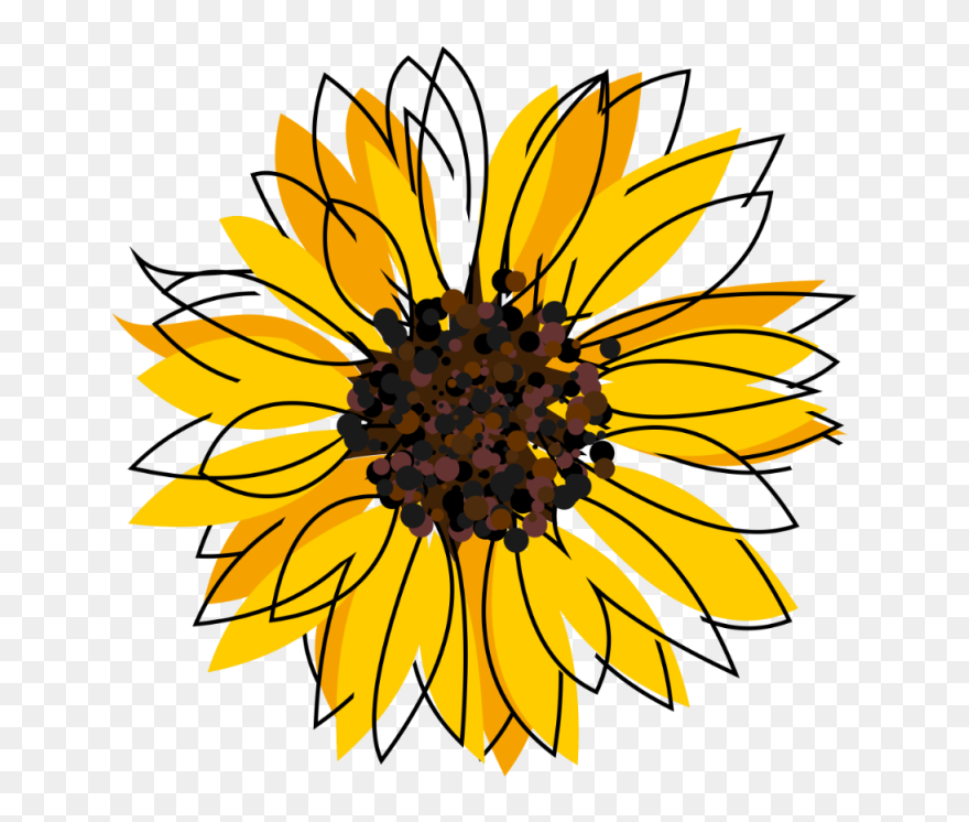 Sunflower Network Clipart