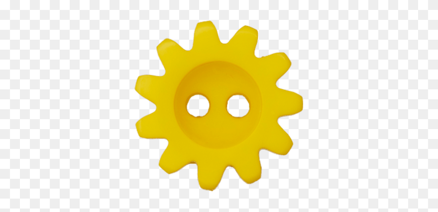 Polyester Two-hole Button - All Types Of Gears Clipart