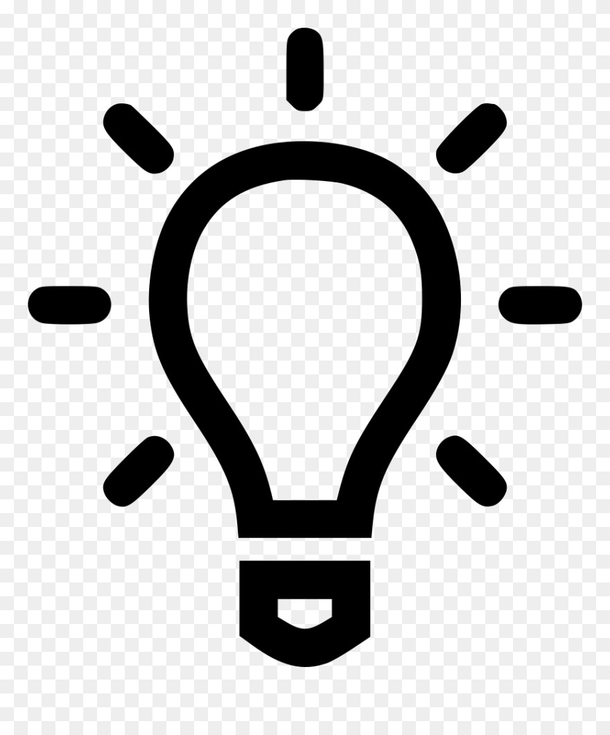 Lightning Clipart Bulb - Bulb Icon Png Transparent