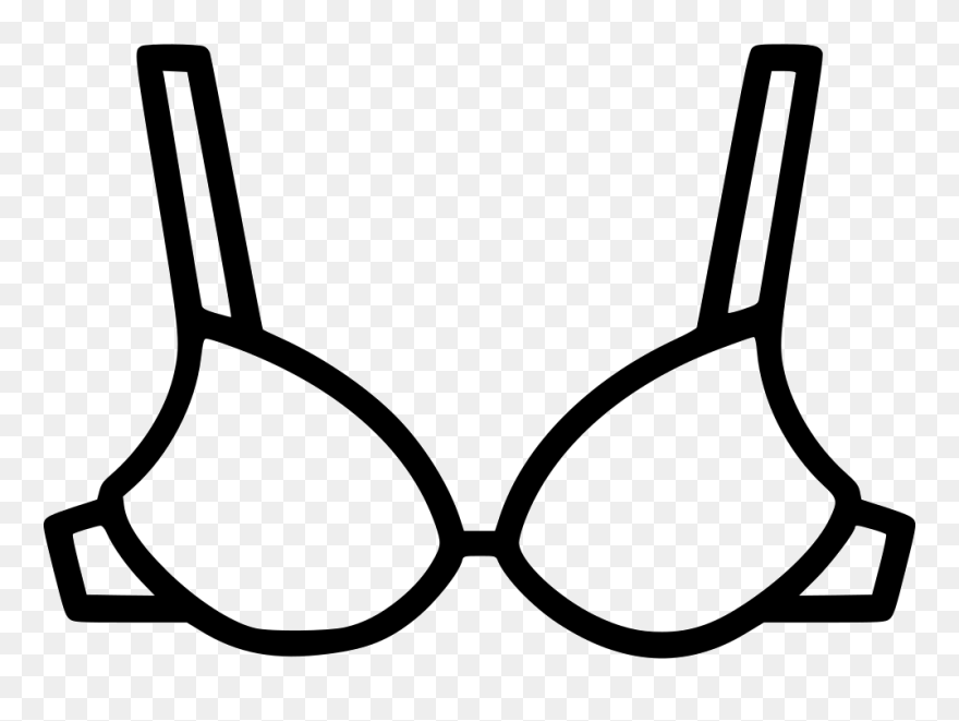 Cloth Inner Women Bra Under Garments Svg Png Icon - Bra Icon Png Clipart