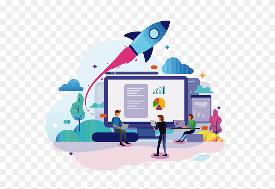 Gloabl-img - Lead Generation Rocket Clipart