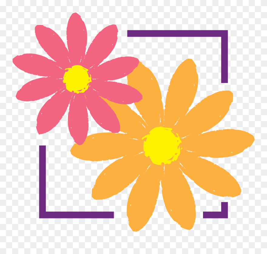 Flower Name Tags Clipart
