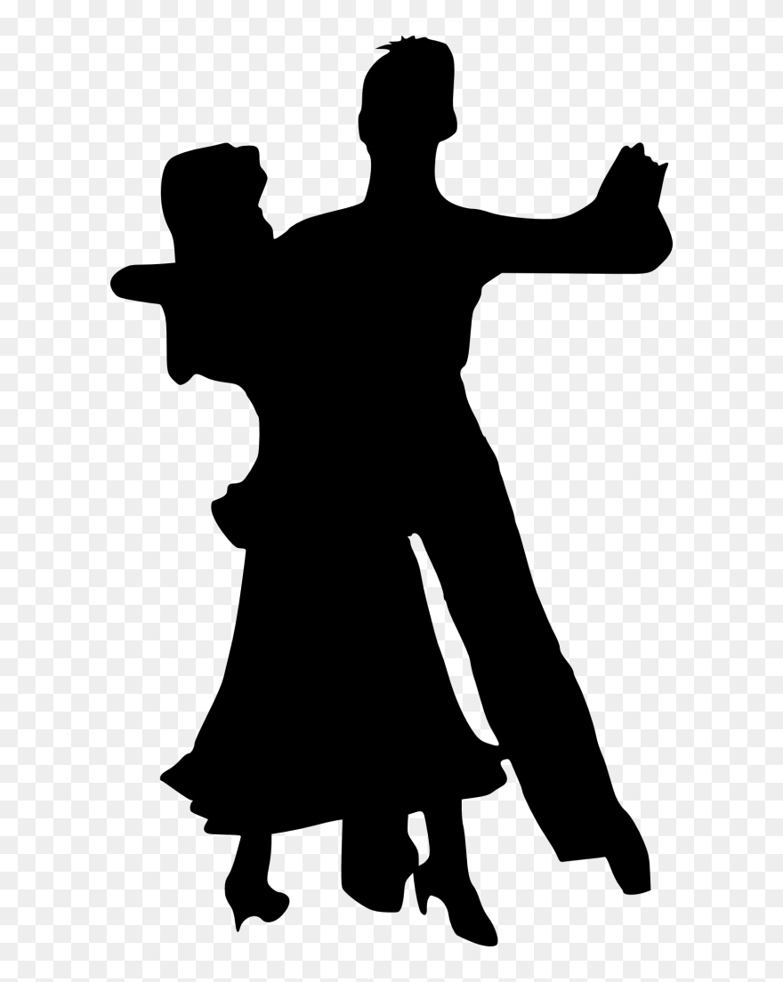 Basketball Dance Team Clipart Banner Library Stock - Dancers Silhouette Transparent Background - Png Download