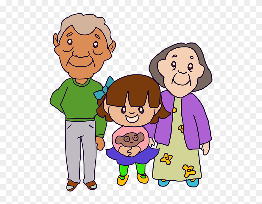 Board Games For Grandma And Grandpa - รูป ตา กับ ยาย Clipart