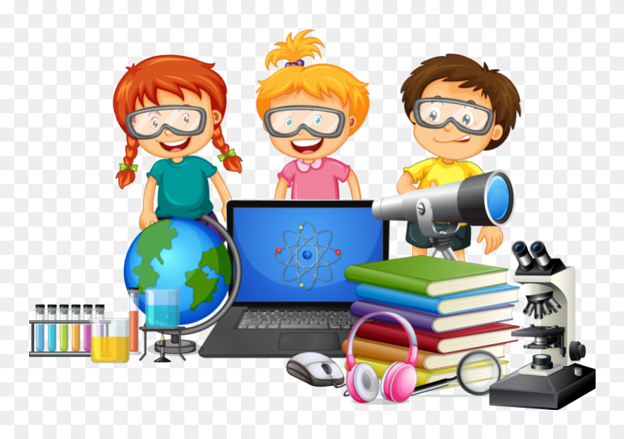 Microscopio Para Niños Dibujo Clipart