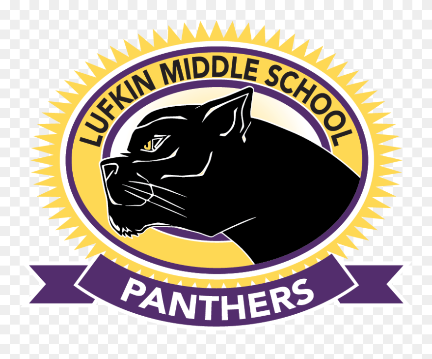 Lufkin Middle School - Lufkin Middle School Panther Clipart