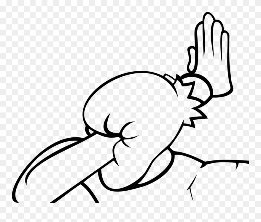 Facepalm Drawing Rage Comic - Facepalm Png Clipart