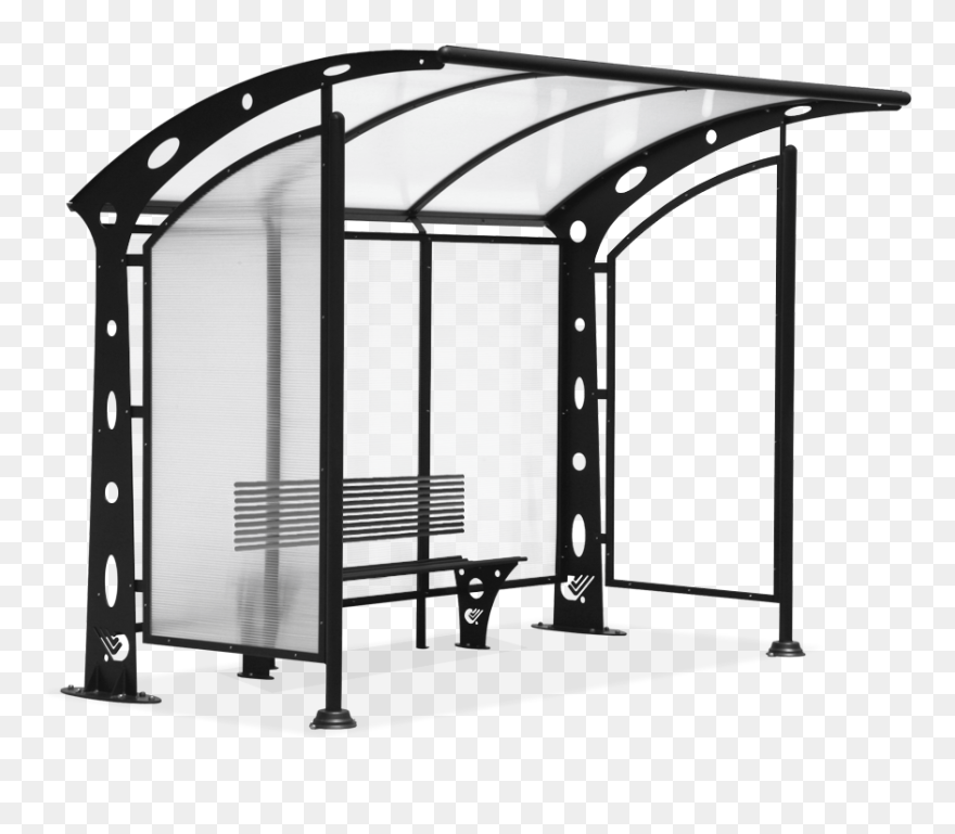 Bus Stop Drawing - Transparent Bus Stop Png Clipart