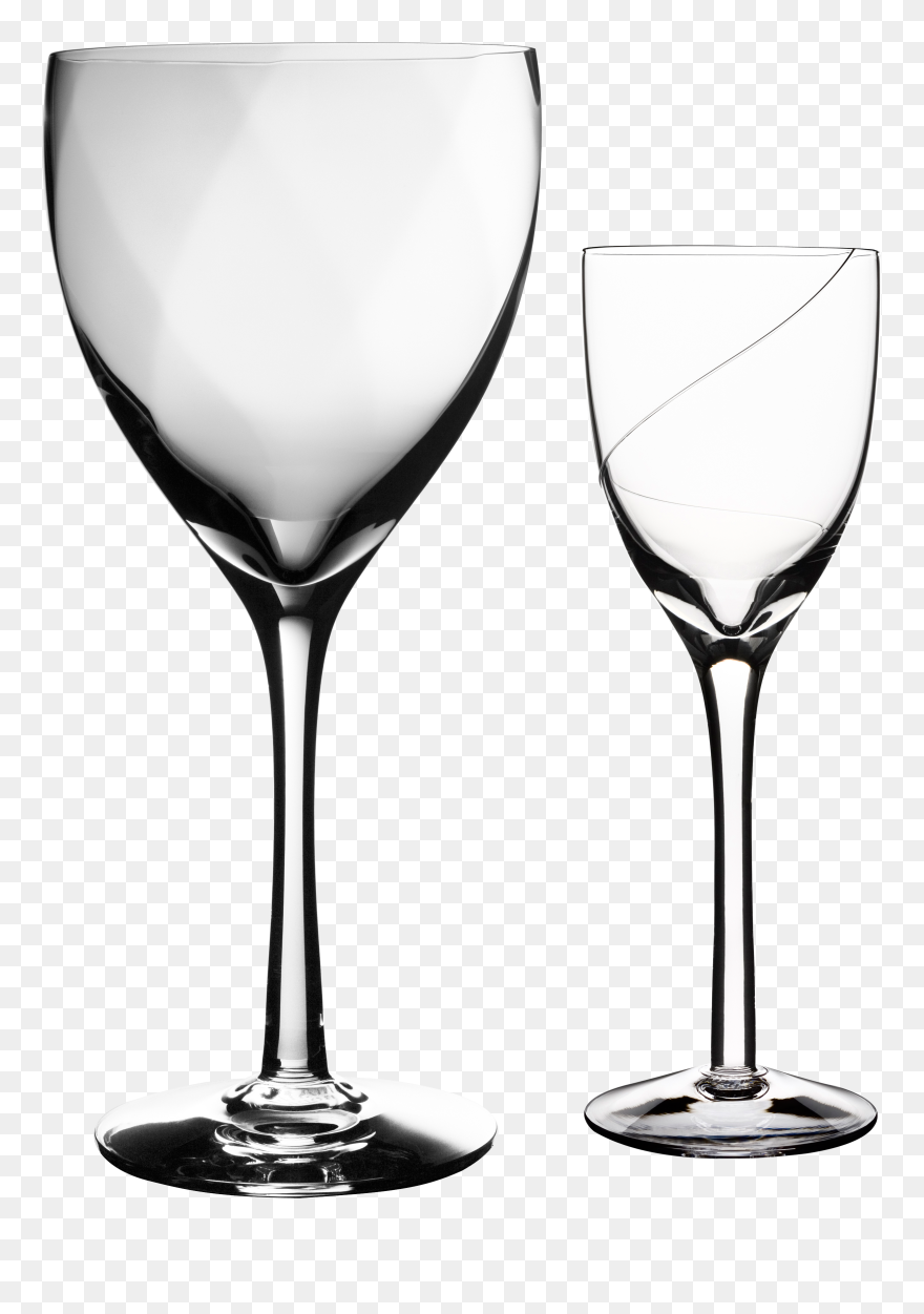 Cat Wine Glass Clipart Jpg Black And White Stock Empty - Glassware Png Transparent Png