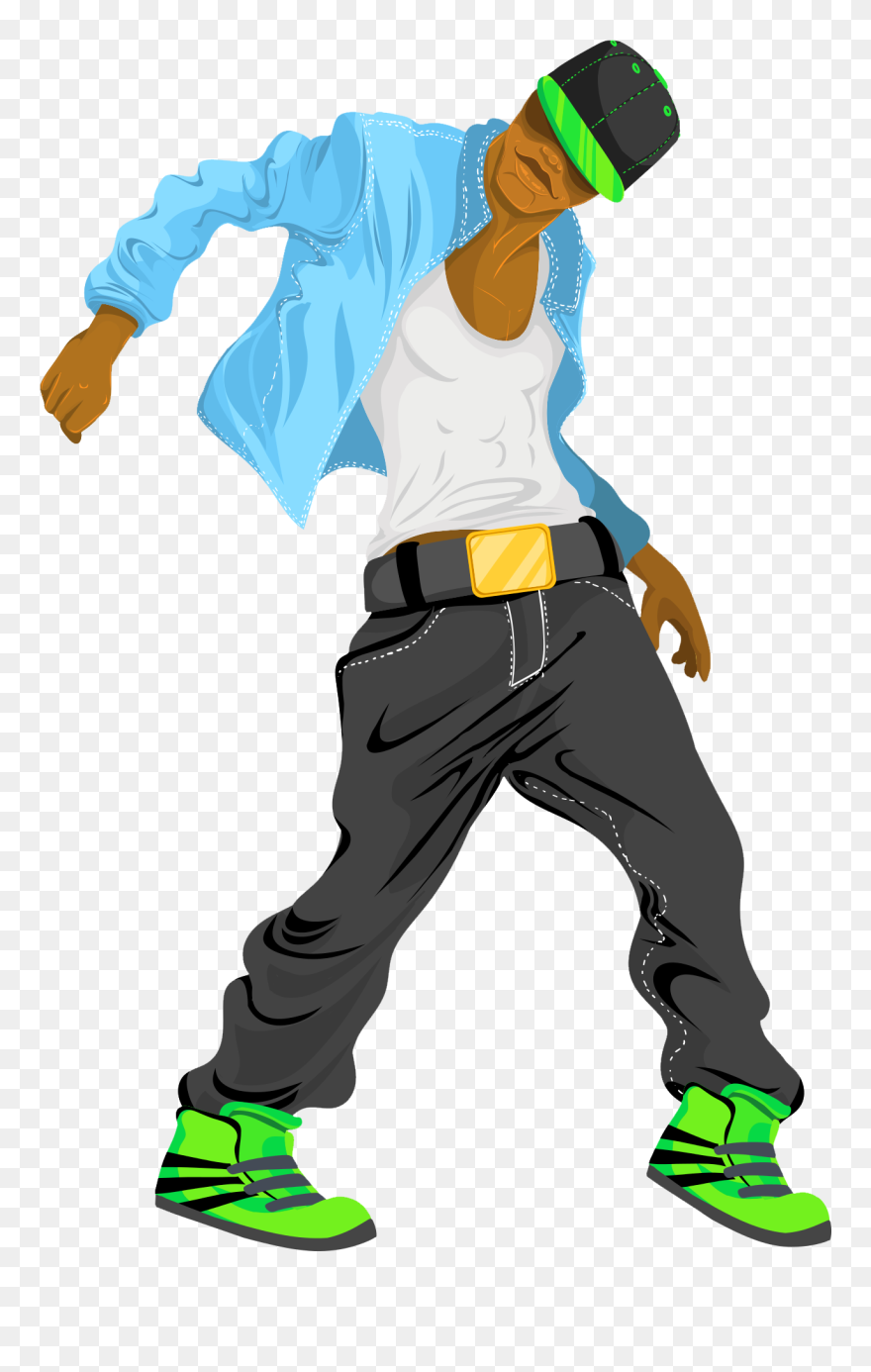 Dancing Man Png Transparent Image - Hip Hop Dancer Cartoon Clipart