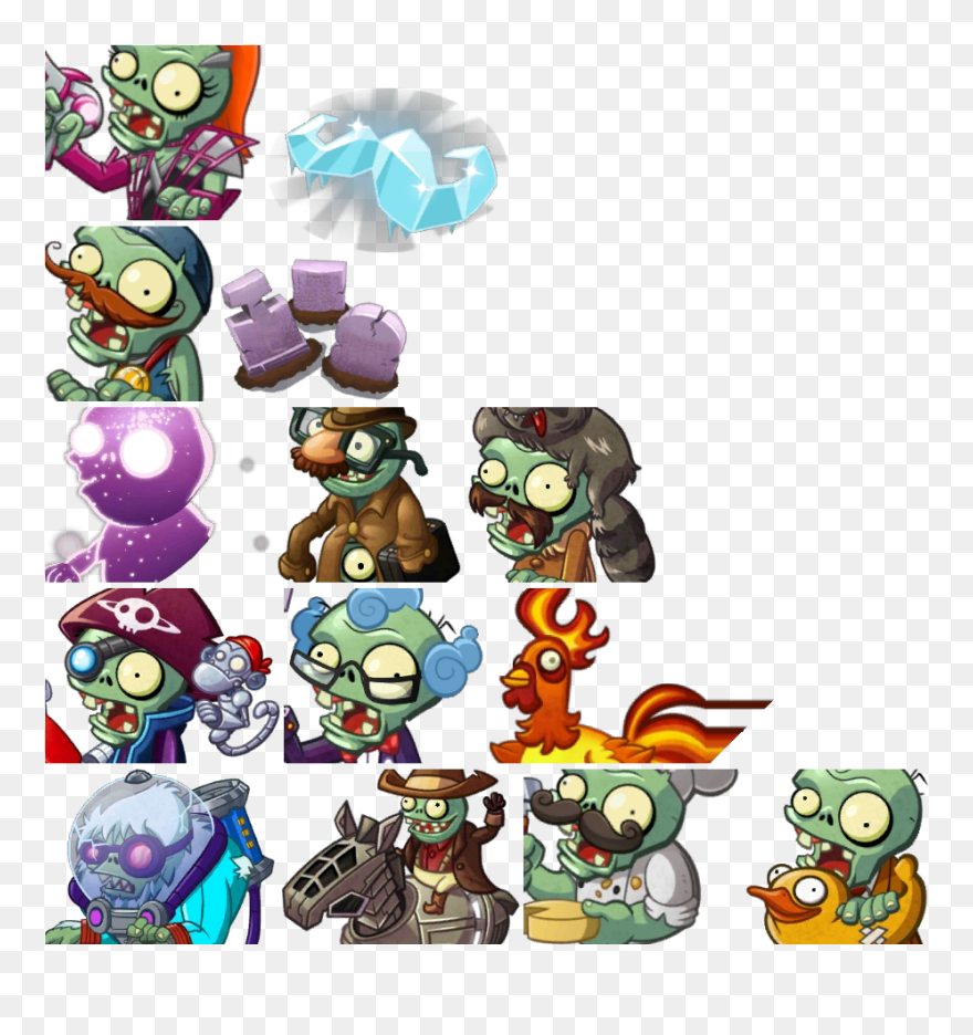 Zombies Wiki - Plants Vs Zombies 3 Sprites Clipart