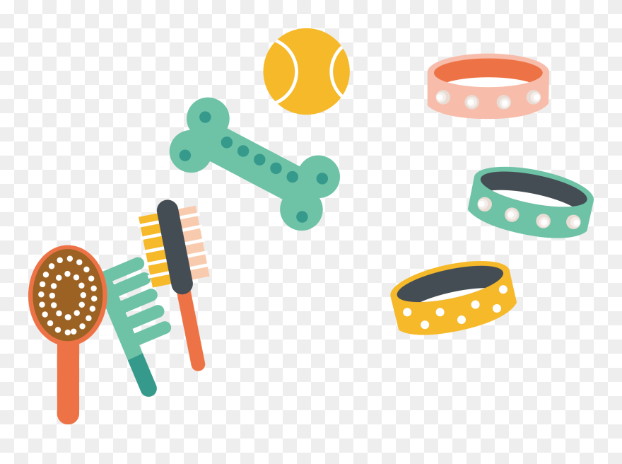 Dog Euclidean Vector Pet - Dog Toys Clipart - Png Download