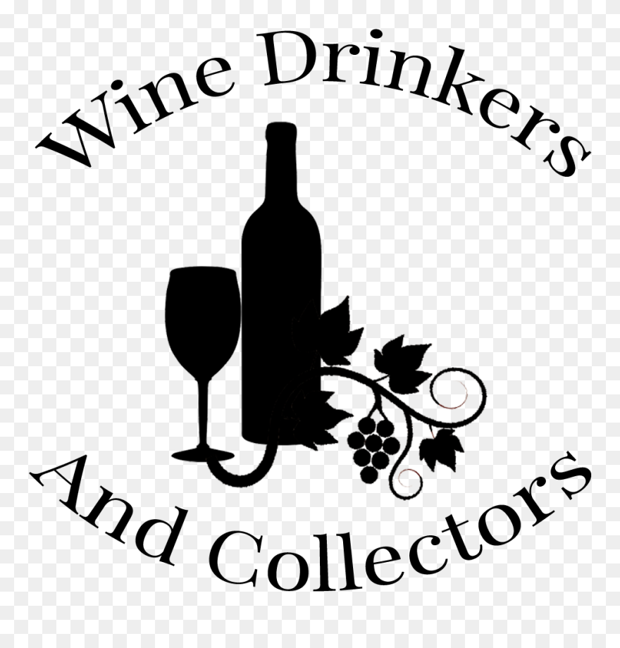 Wine Drinkers And Collectors Logo Clipart