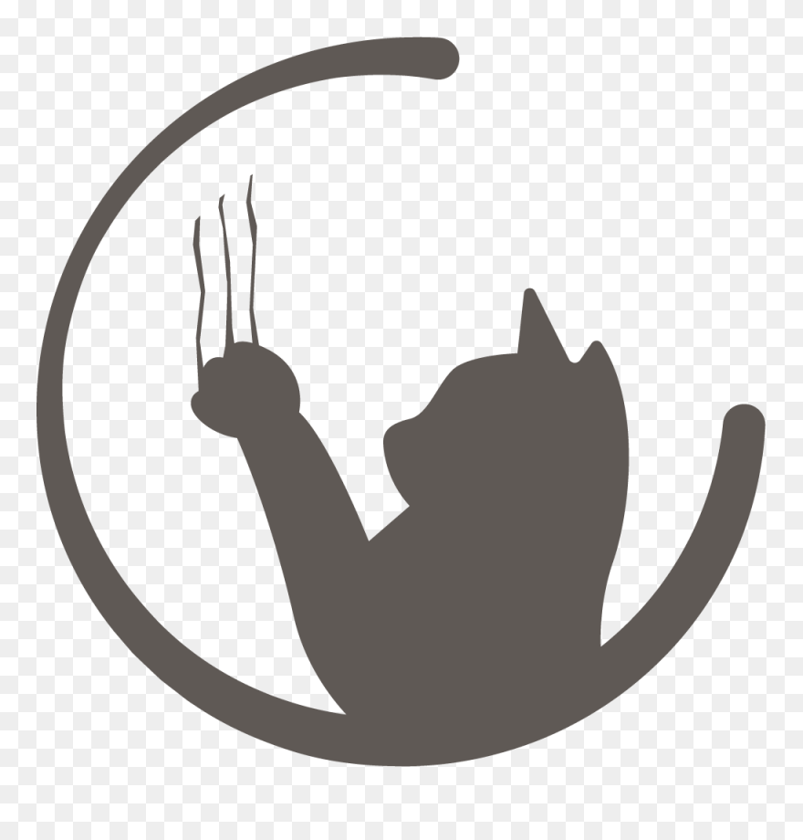 Cat Scratching Furniture - Illustration Clipart