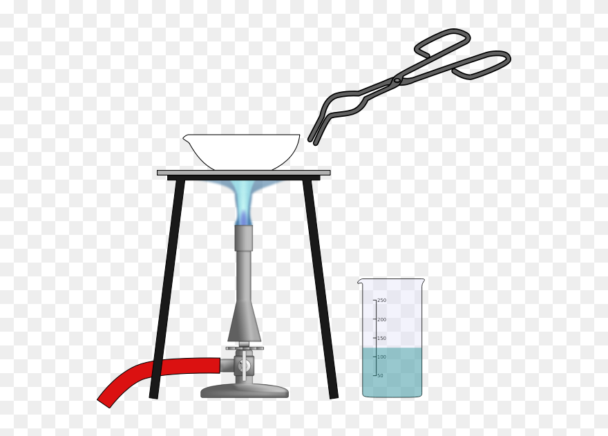 Abdampfen Beim Salz Wasser Gemisch - Tiegelzange Clipart - Png Download
