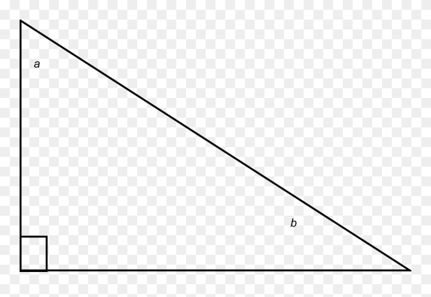 Right Angle Triangle Missing Angle Clipart