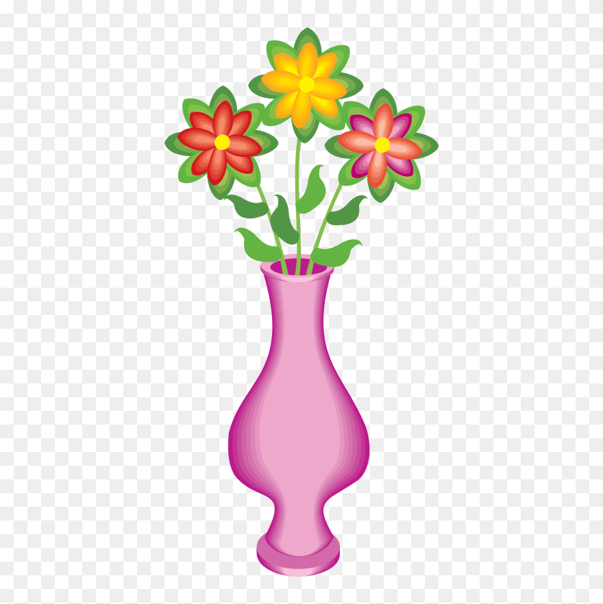 Flower Vase Clipart Png Transparent Png