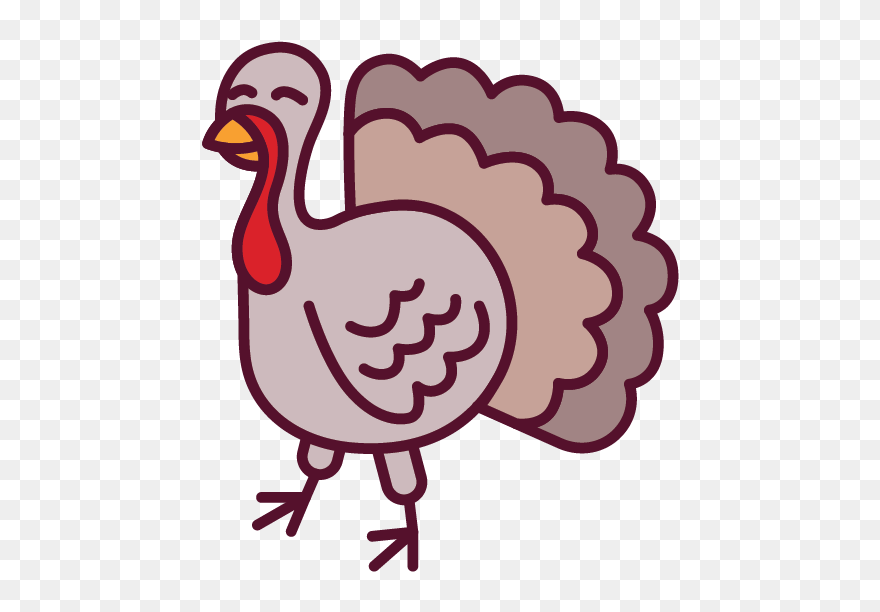 Icon Of A Turkey - Turkey Clipart