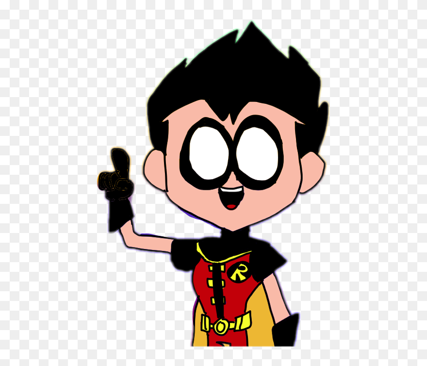 Robin Teen Titans Go Icon Clipart