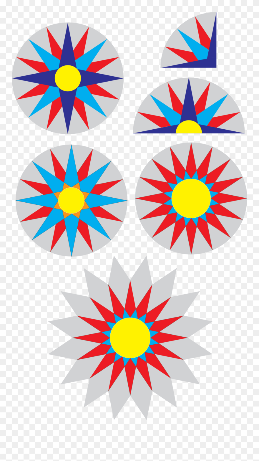 Skinny 16 Blocks Clipart