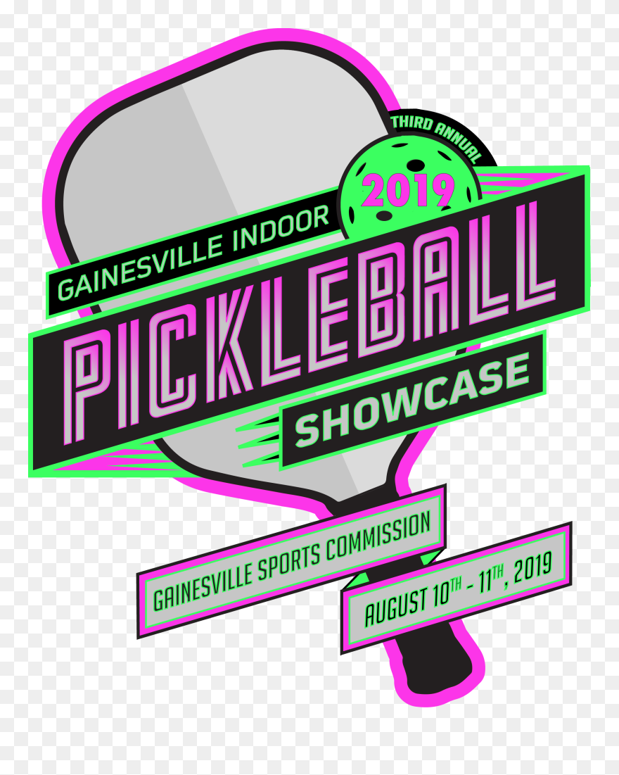 3rd Annual Gainesville Indoor Pickleball Showcase Clipart