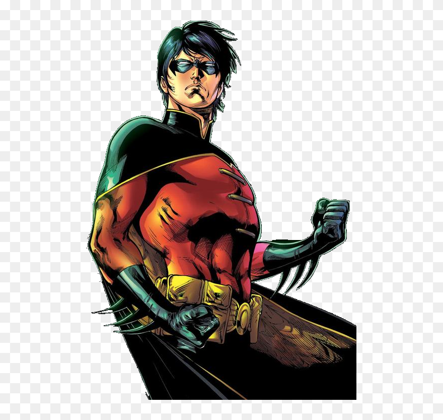 Battle Clipart Batman Robin - Tim Drake Robin Transparent - Png Download