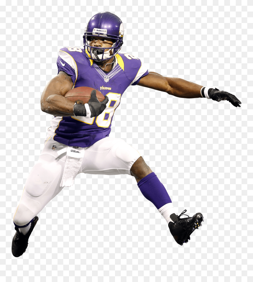 Adrian Peterson Running Minnesota Vikings Player Png - Minnesota Vikings Player Png Clipart