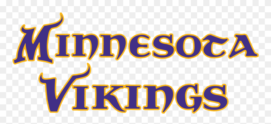 Library Of Minnesota Vikings Football Vector Download - Minnesota Vikings Logo Text Clipart