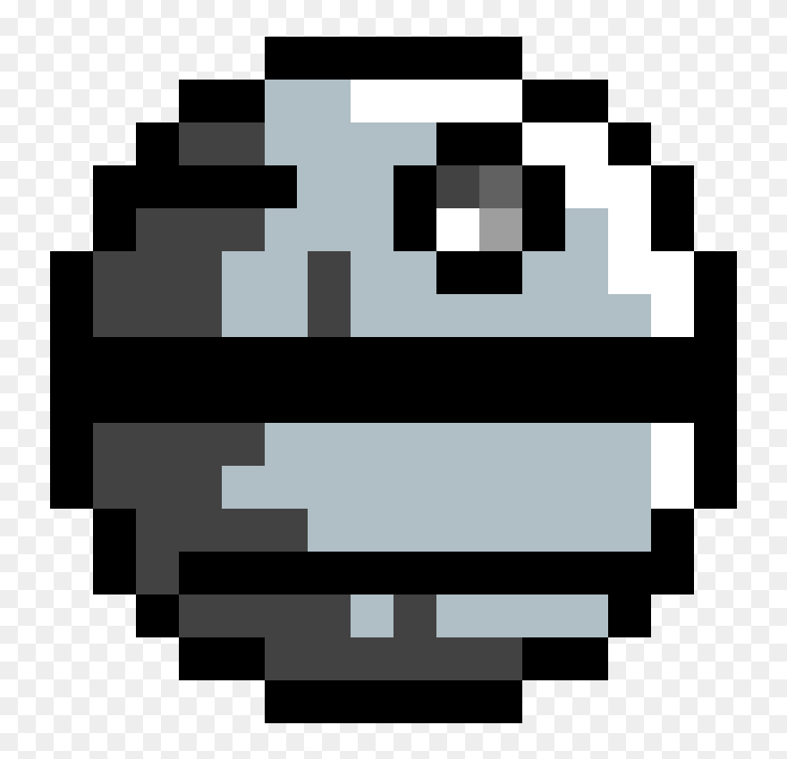 Pokemon Mega Stone Sprite , Png Download - Small Minecraft Death Star Clipart