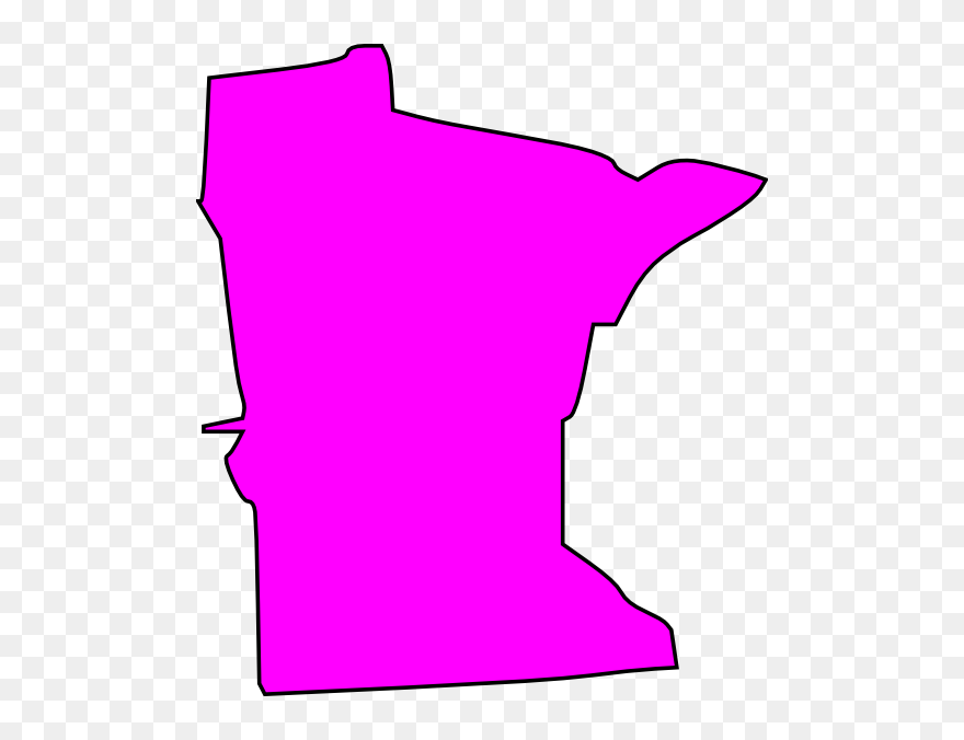 Minnesota Clip Art - Pink Minnesota - Png Download
