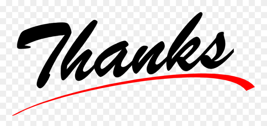 Thanks Transparent Clipart