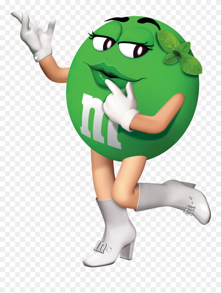 Download M&m"s Png Green M&m Png Clipart (5352229) PinClipart