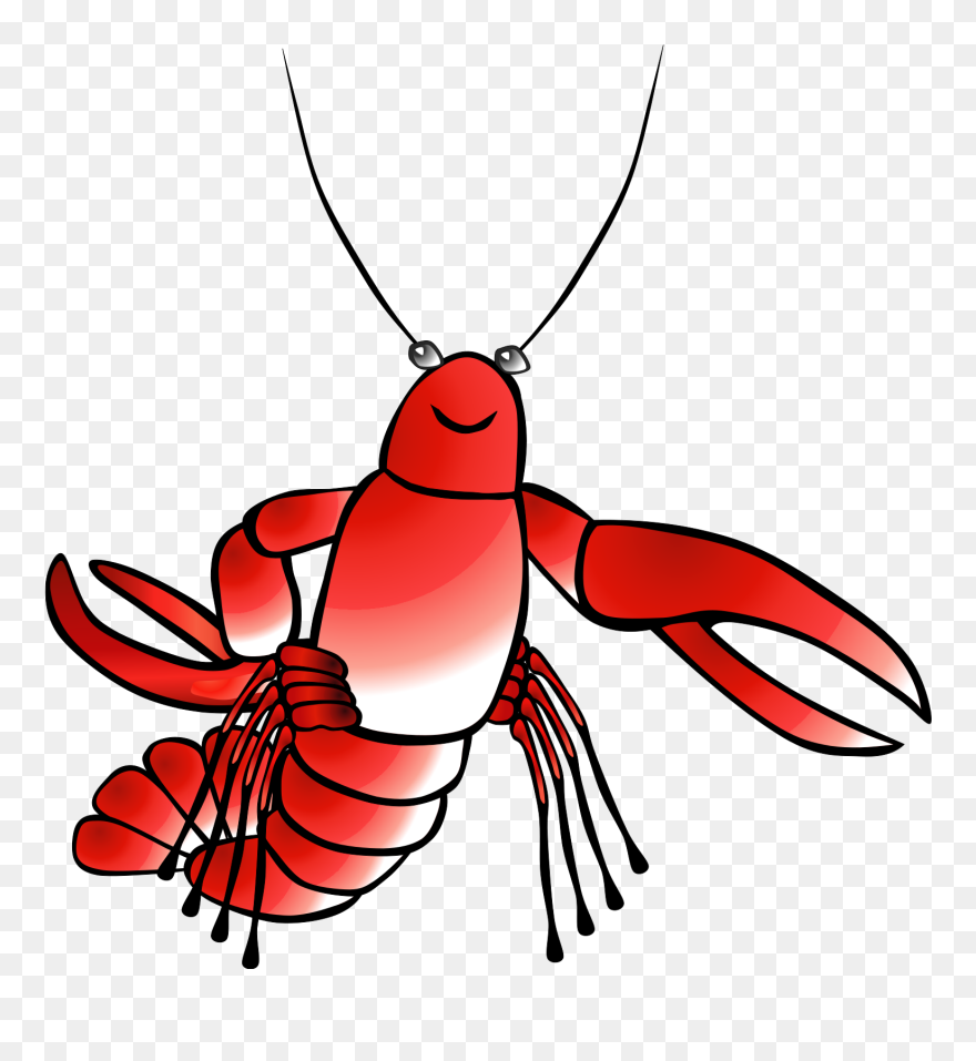 Crawfish 5 Png, Svg Clip Art For Web - Crayfish Cartoon Gif Png Transparent Png