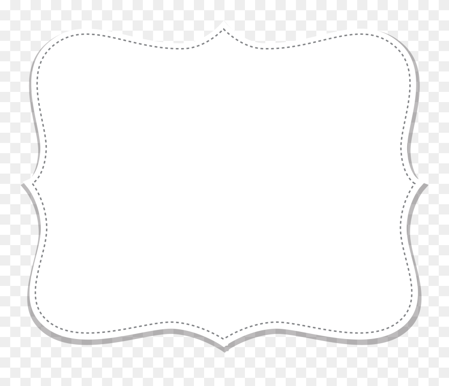 Cute Designer Dotted Pattern Letter Text Border Clipart - Png Download