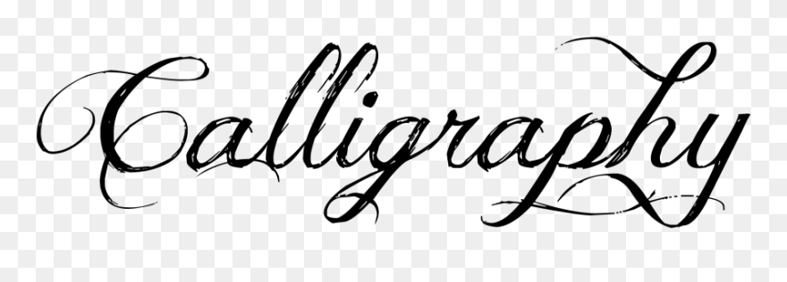 Calligraphy 01 - Calligraphy Png Clipart