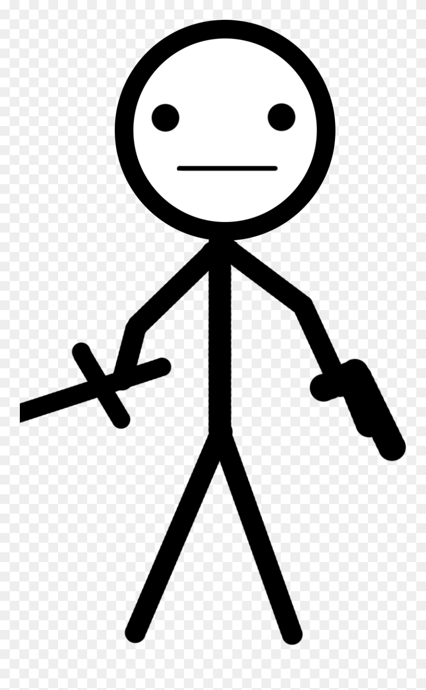 Create Clipart Stickman - Stick Mans Png Transparent Png