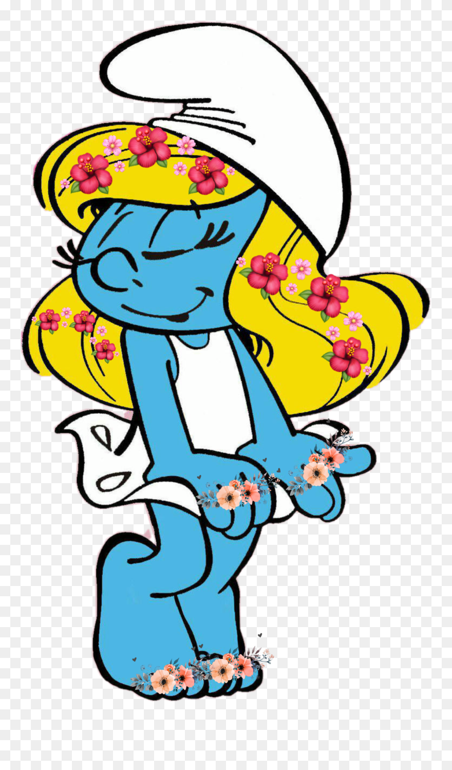 I Created Something Amazing With Picsart - Smurfette Deviantart Clipart
