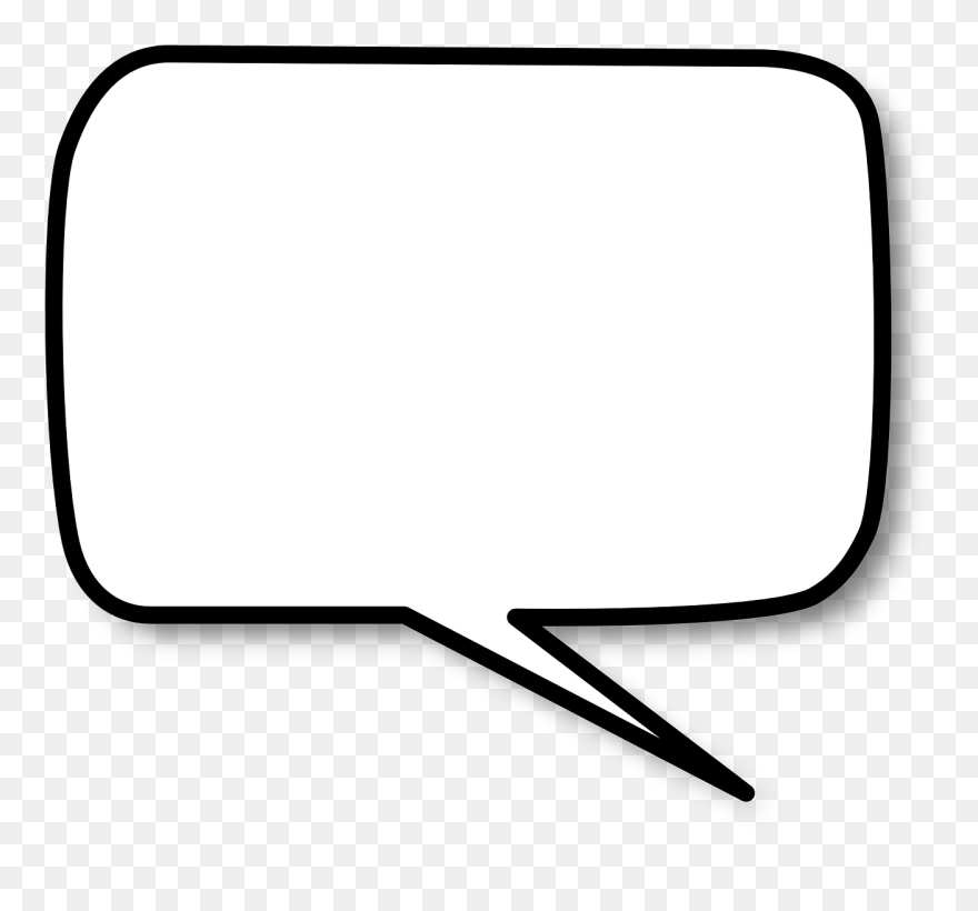 Rectangular Rectangle Speech Free Photo - Thank You For Watching Speech Bubble Clipart
